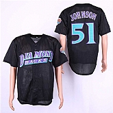 Diamondbacks 51 Randy Johnson Black Mesh BP Jersey Dzhi,baseball caps,new era cap wholesale,wholesale hats